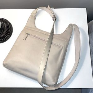 Nine West Crossbody Creamy-Beige Leather Lots of Pockets